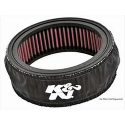 K&N DryCharger Round Straight Filter Wrap (Black) - E-4521DK